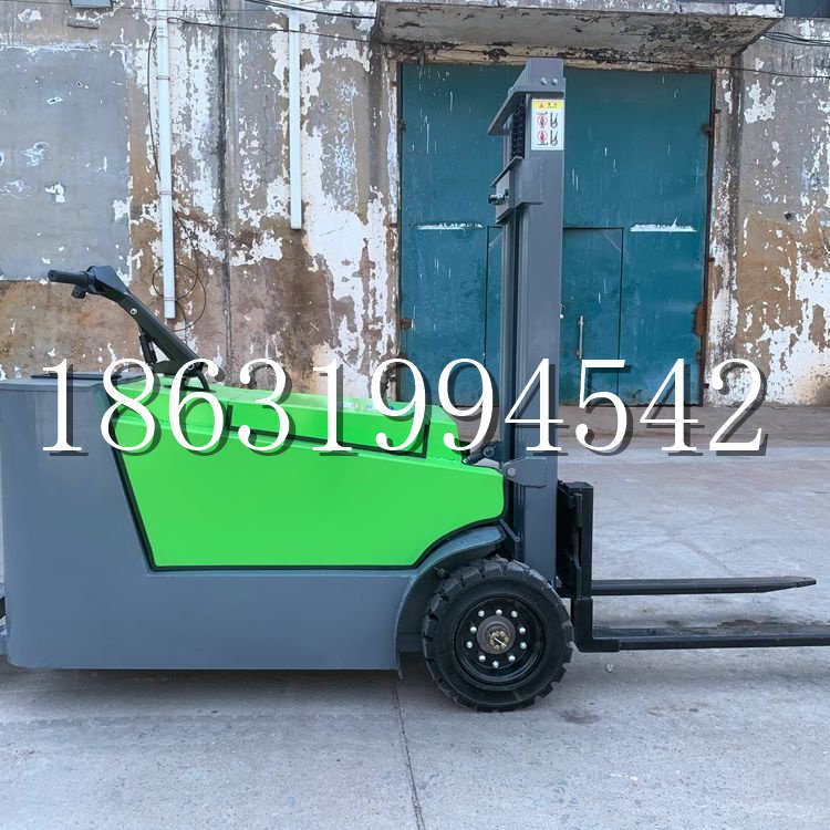离石区小型电动叉车1吨2吨步行站驾式电瓶堆高充电装卸车液压升降车铲车